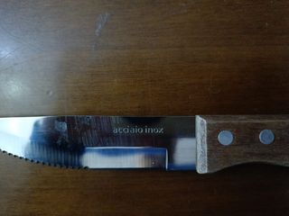 Set 4 coltelli da bistecca in acciaio inox