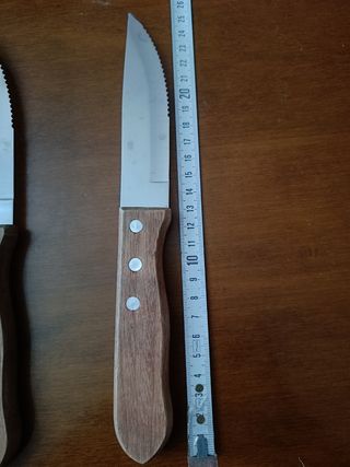 Set 4 coltelli da bistecca in acciaio inox