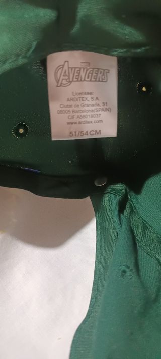 Gorra Increíble Hulk 
