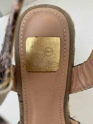 Sandalias animal print T.38