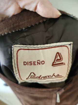 Falda piel vintage 