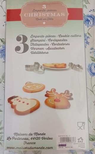 3 formine natalizie per biscotti