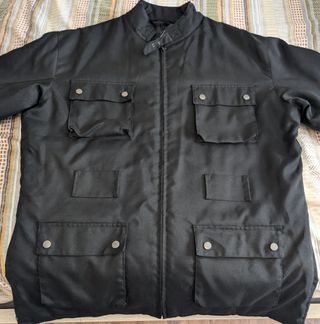 Chaquetón negro abrigo XL