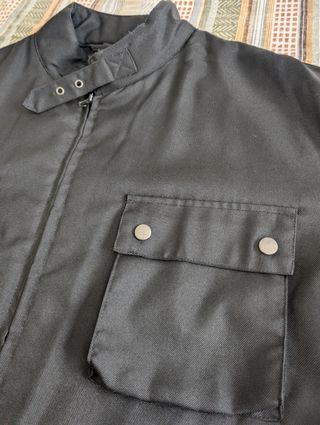 Chaquetón negro abrigo XL