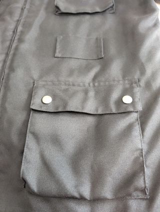 Chaquetón negro abrigo XL