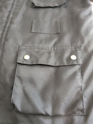 Chaquetón negro abrigo XL