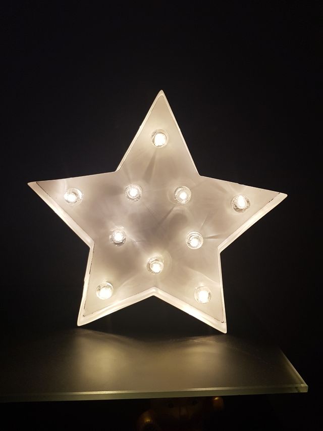 Estrella luminosa navidad