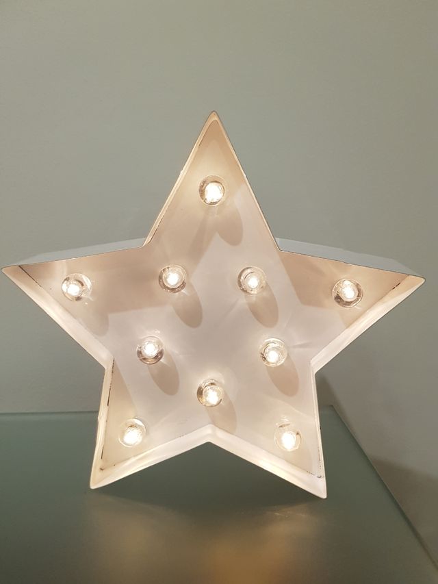Estrella luminosa navidad