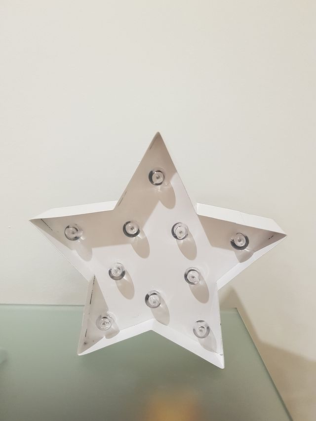 Estrella luminosa navidad