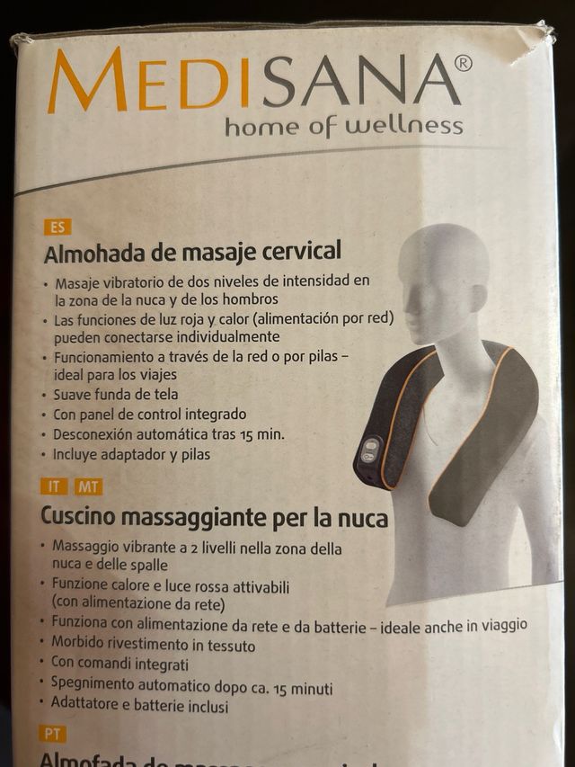 MEDISANA ALMOHADA DE MASAJE CERVICAL