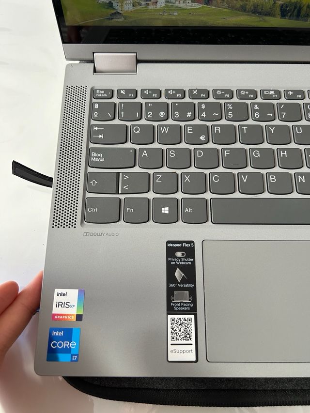 Portátil lenovo ideapad flex 5/i7/512GB
