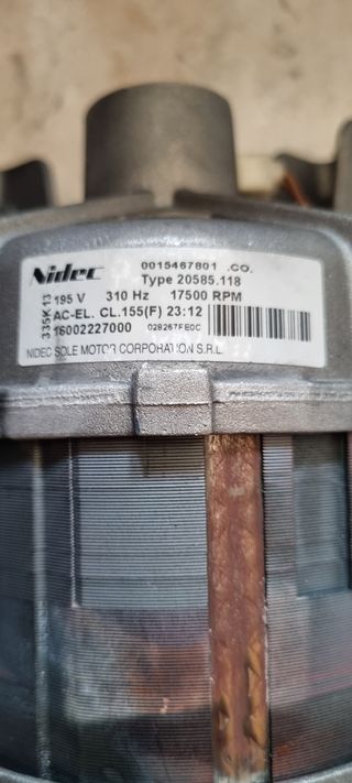 Motor de lavadora