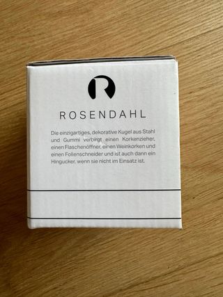 Cavatappi design Rosendahl nero rotondo