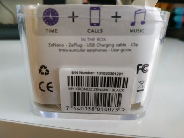 Reloj de pulsera Smartwatch Mykronoz Zenano