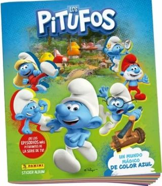 vendo cromos stickers los pitufos panini