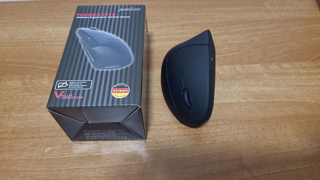 Ratón Vertical inalámbrico Recargable. Informatica