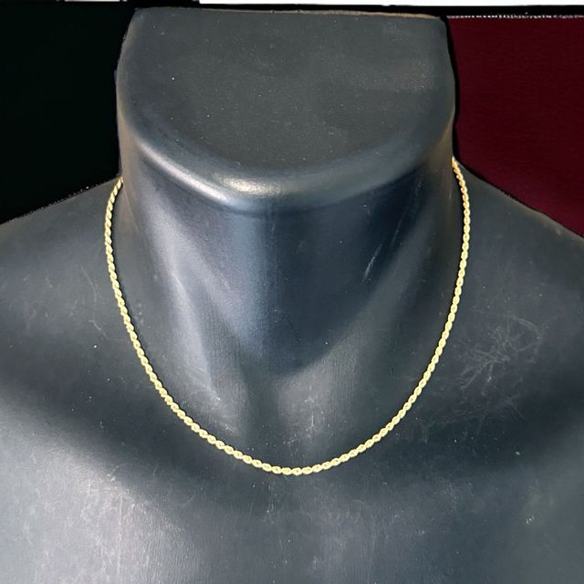 Collar Cordón Salomónico 2.00 mmOro 18 Kilates