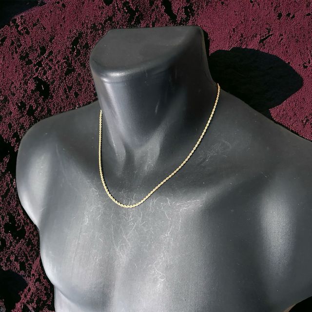 Collar Cordón Salomónico 2.00 mmOro 18 Kilates