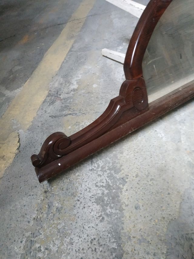 Espejo aparador de castaño macizo