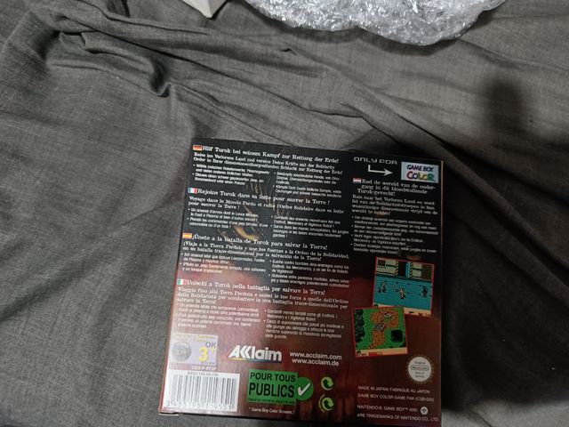 Turok 3 game boy color nuevo