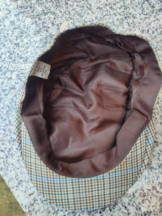 Gorra boina inglesa cuadros