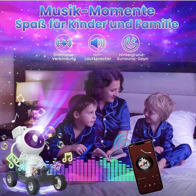 Proiettore del Cielo Stellato con Musica, bambini