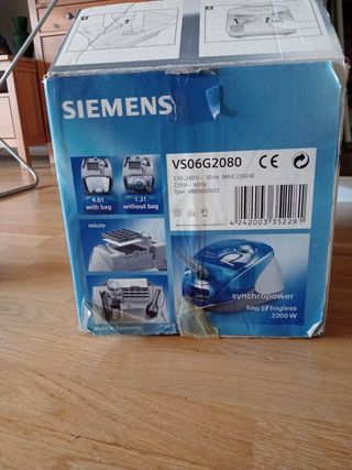 Depósito aspirador sin bolsa Siemens