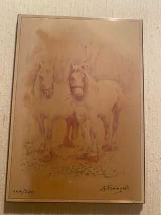 Dipinto su lastra d'argento