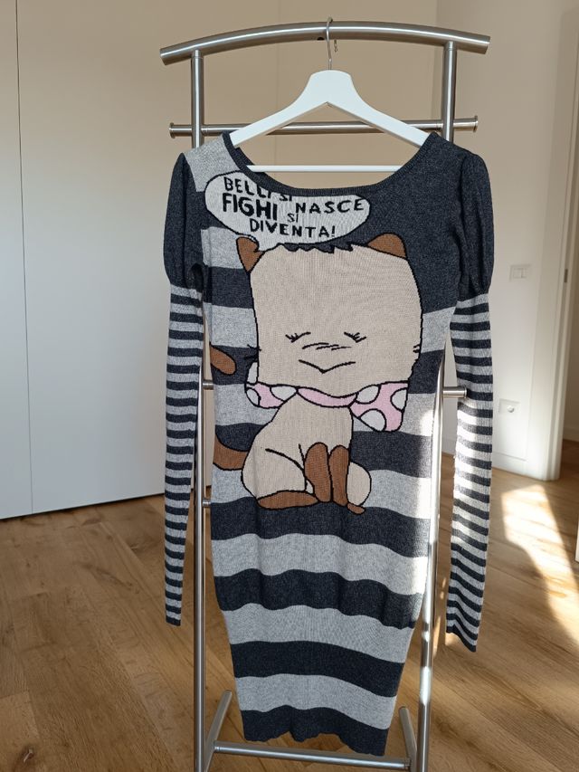 Vestito donna cashmere e seta Hallo Spank