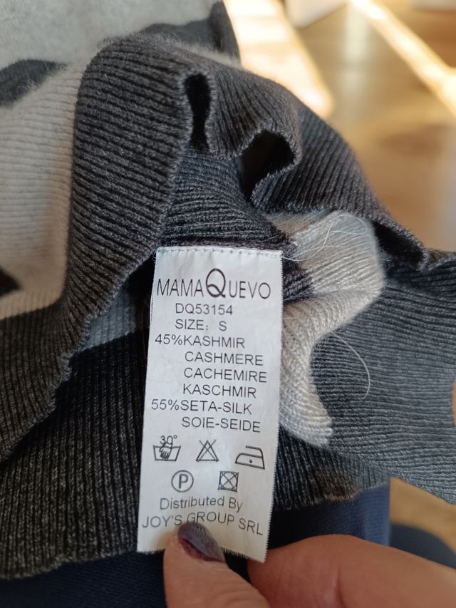 Vestito donna cashmere e seta Hallo Spank