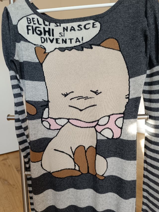 Vestito donna cashmere e seta Hallo Spank