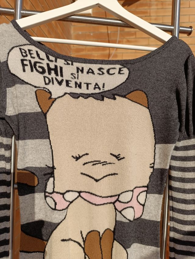 Vestito donna cashmere e seta Hallo Spank