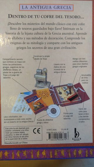Libro Cofre Antigua Grecia