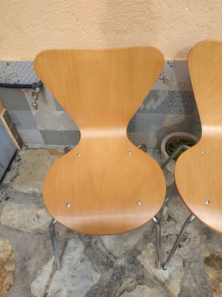 Sillas madera