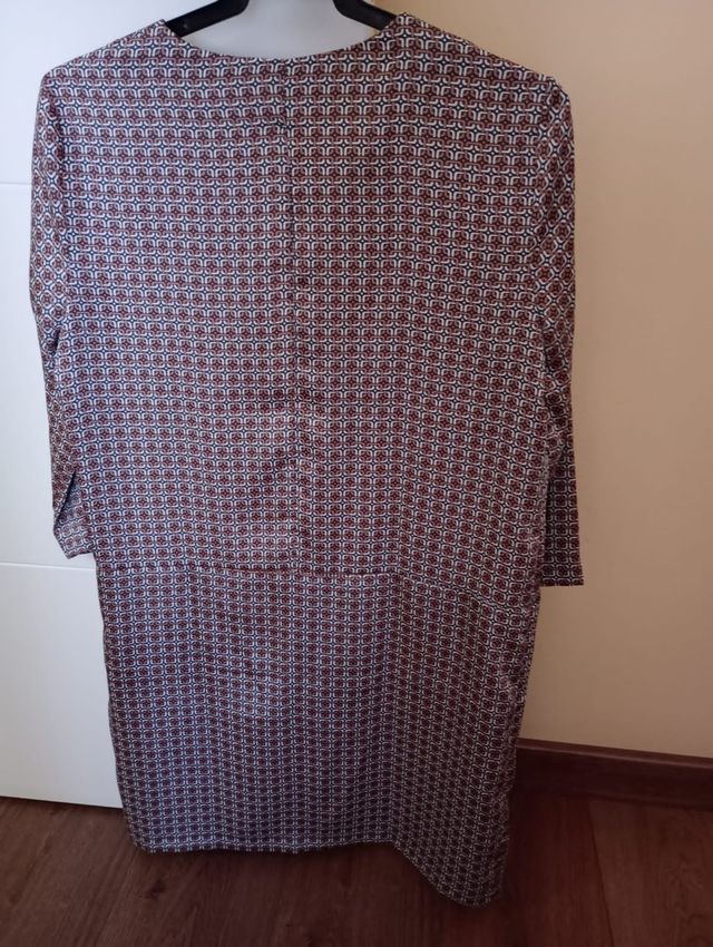 Vestido MANGo satinado T-M