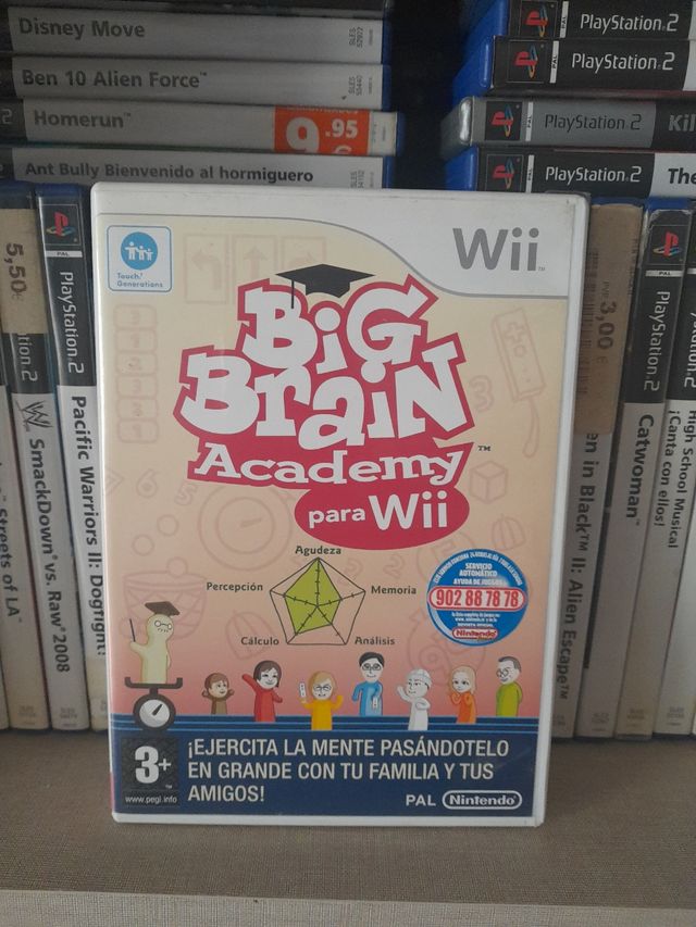 Videojuego Nintendo wii big brain academ
