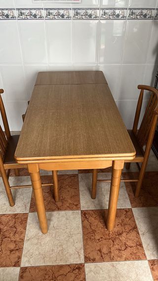 Mesa madera extensible