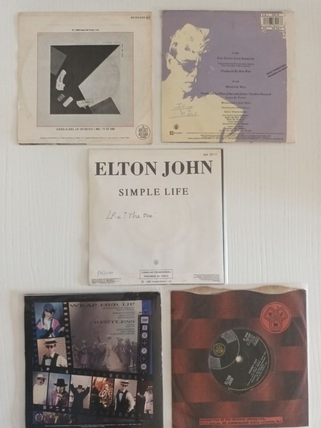 SINGOLI DI ELTON JOHN