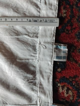 Due tende a vetro intaglio 123x57