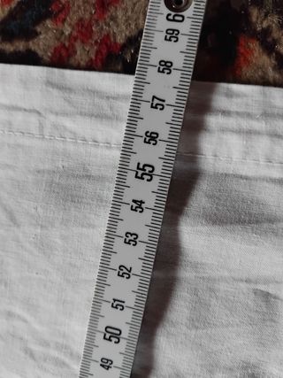 Due tende a vetro intaglio 123x57