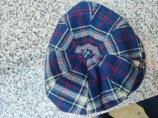 Gorra tipo irlandesa de cuadros