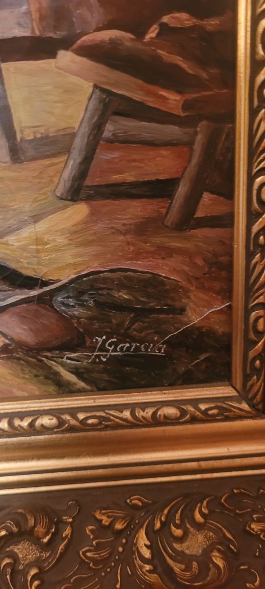 Cuadro en lienzo "La Riña en la Venta Nueva"