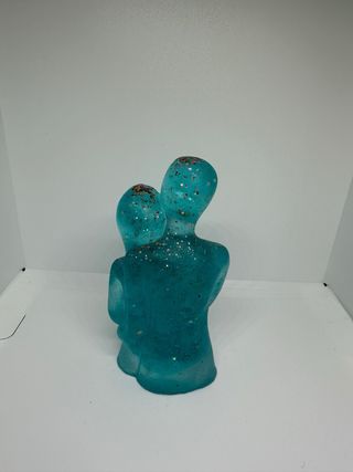 Statua innamorati in resina handmade