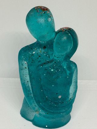 Statua innamorati in resina handmade