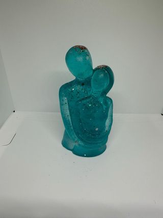 Statua innamorati in resina handmade