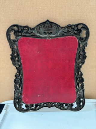Antico quadro in bronzo con cristo