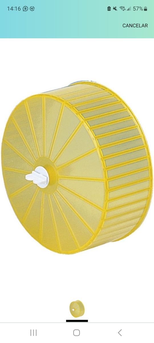 Rueda para hamster 18cm