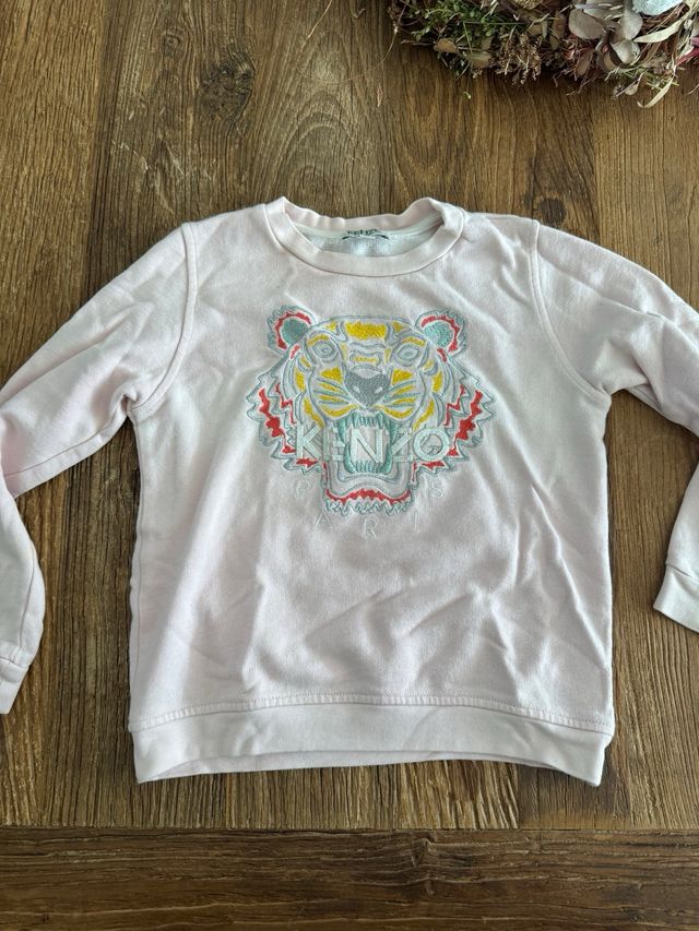 sudadera kenzo rosa