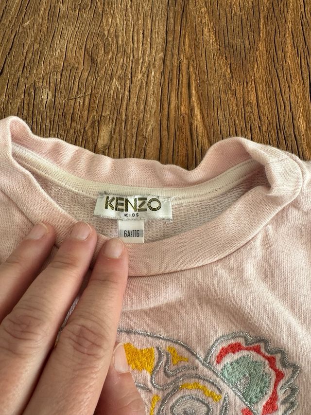 sudadera kenzo rosa