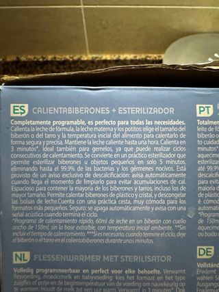 CALIENTA BIBERONES, POTITOS Y ESTERILIZADOR